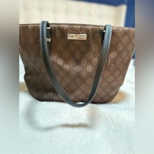 Brown Nine West Brown Tote Like New